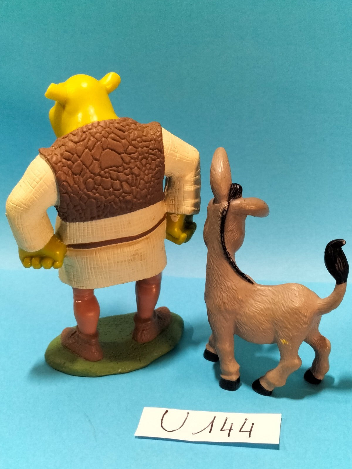 Figurine U144: SHREK 8cm + Donkey the donkey 5.5cm Dreamworks 2003