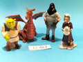 Lot U147: 4 SHREK Kinder 2000 Dreamworks figurines 4-6cm