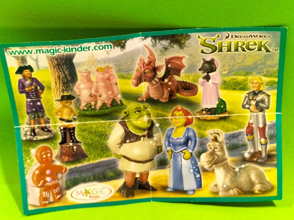 Lot U149: 10 SHREK 3 Kinder 2007 Dreamworks 4-5cm complete set figurines