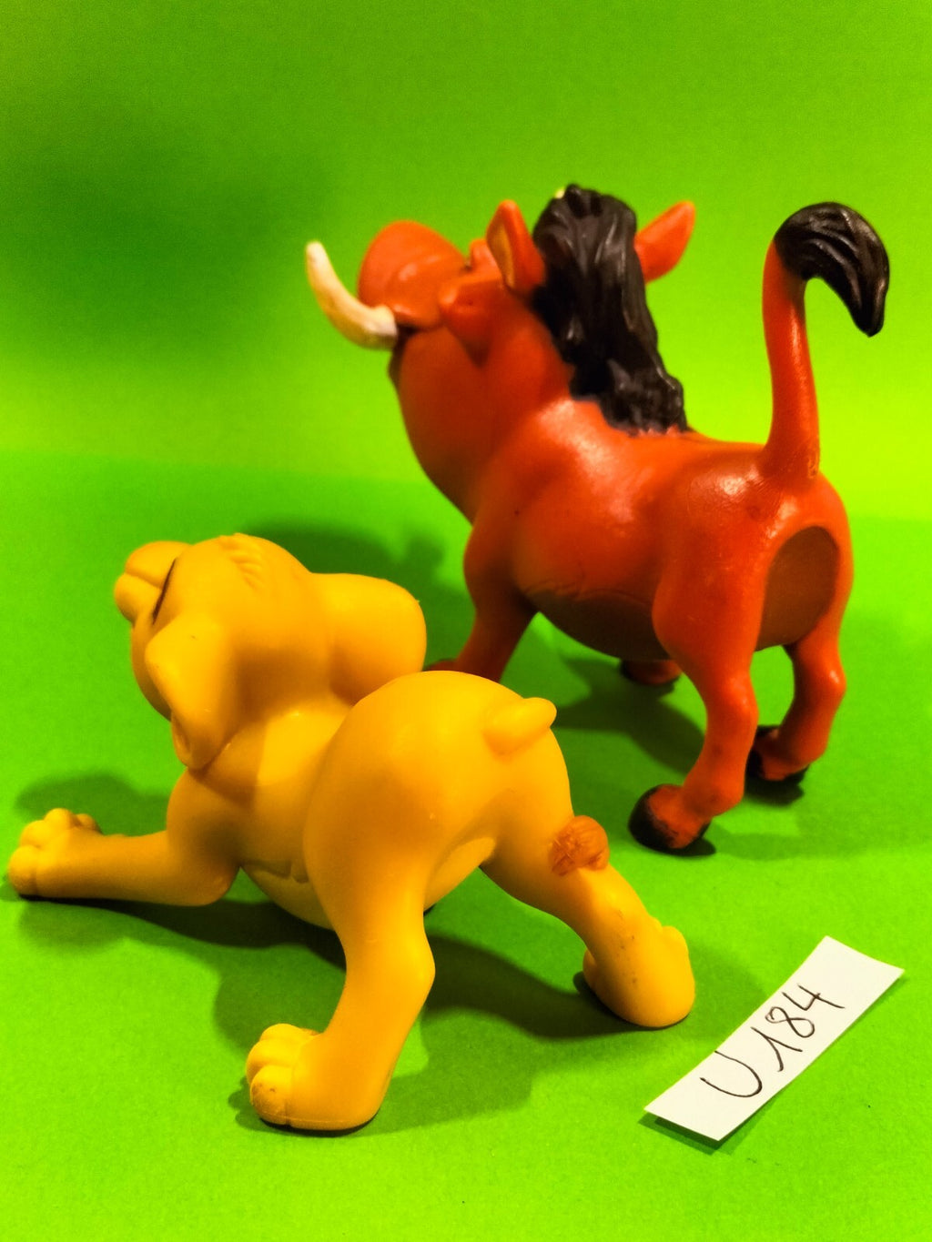 Figurine U184: Simba + Pumbaa Lion King Disney 6-7cm McDonald's