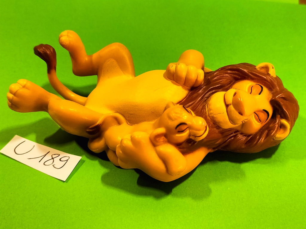Figure U189: Simba &amp; Mufasa Lion King Disney 11cm