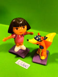 U200 Figurine: Dora the Explorer &amp; Swiper the Fox 6.5/4.5cm Viacom 2006
