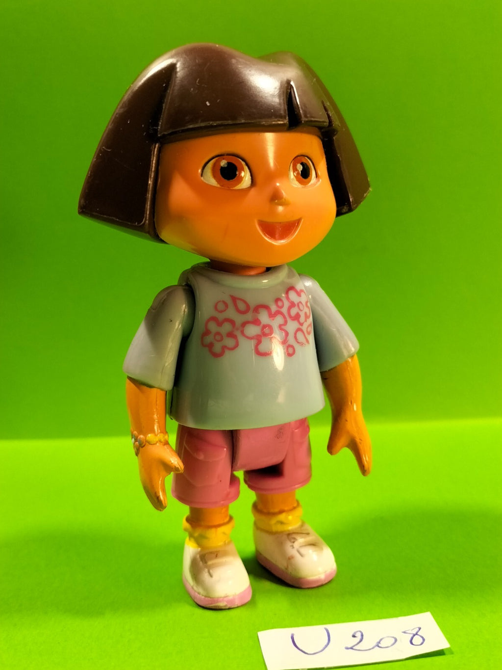 U208 Figurine: Dora the Explorer, 9.5cm, Articulated, Viacom