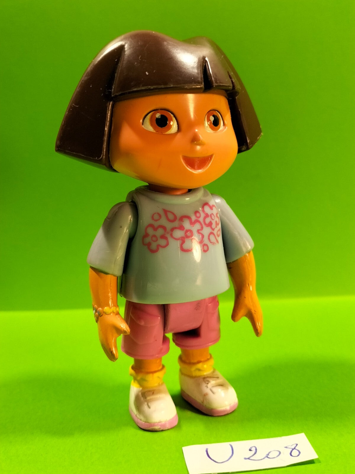 U208 Figurine: Dora the Explorer, 9.5cm, Articulated, Viacom