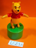 Figurine U231: Winnie the Pooh Wakouwa Push-Push Toy, Nestlé Disney, 8.5cm