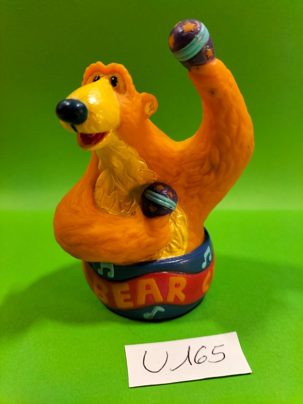 Figurine U165: cap/bust Bear Tiberius Henson 9cm Bear in the big blue house