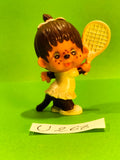 Figurine U268: Kiki tennis player - Monchichi 5cm Sekiguchi 1979