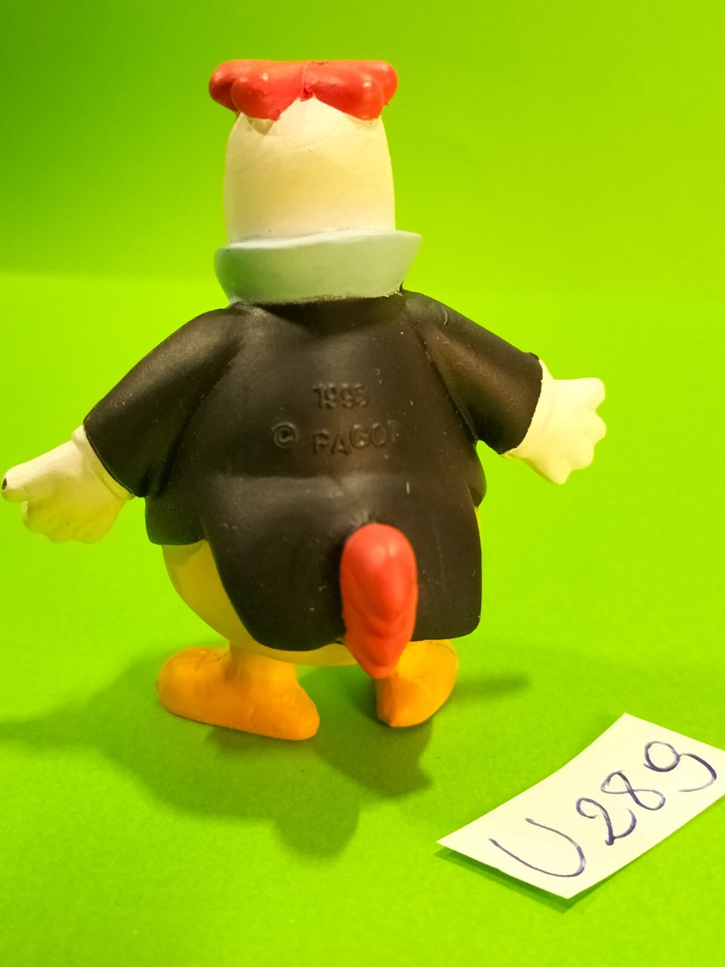 Figure U289: Rooster Ambroise Calimero 6cm - Pagot 1995