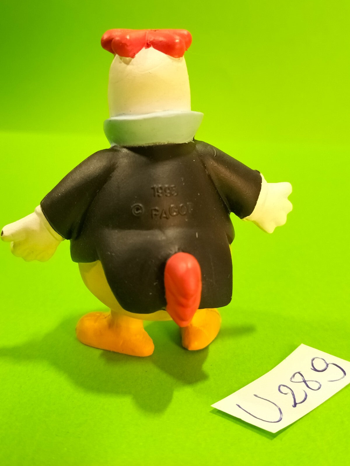 Figure U289: Rooster Ambroise Calimero 6cm - Pagot 1995