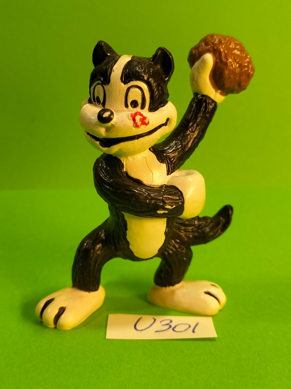 Figurine U301: Hercules Cat PIF Gadget Schleich TF1 8cm 1991