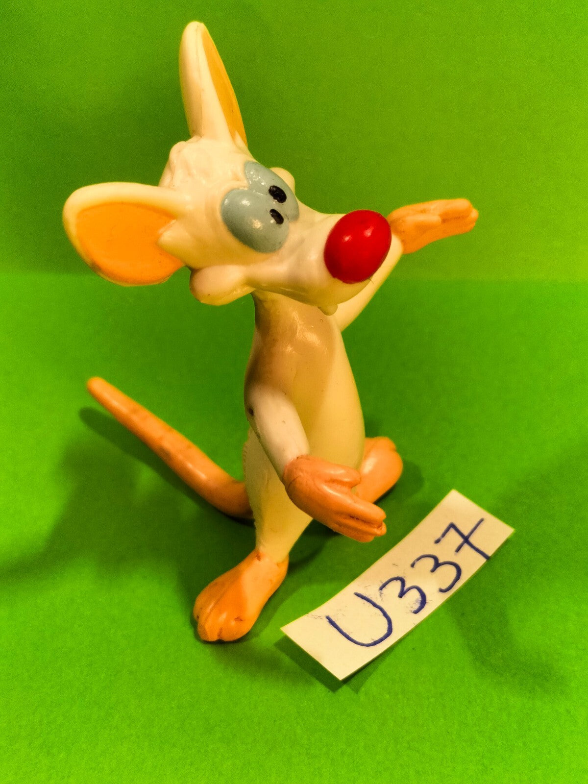 Figurine U337: Pinky Mouse (&amp; the Brain) Animaniacs 6cm Warner 1994 Just toys