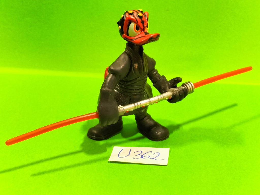 Figurine U362: Duck Donald duck Darth Maul Star Wars 6cm Disney 2008 LFL