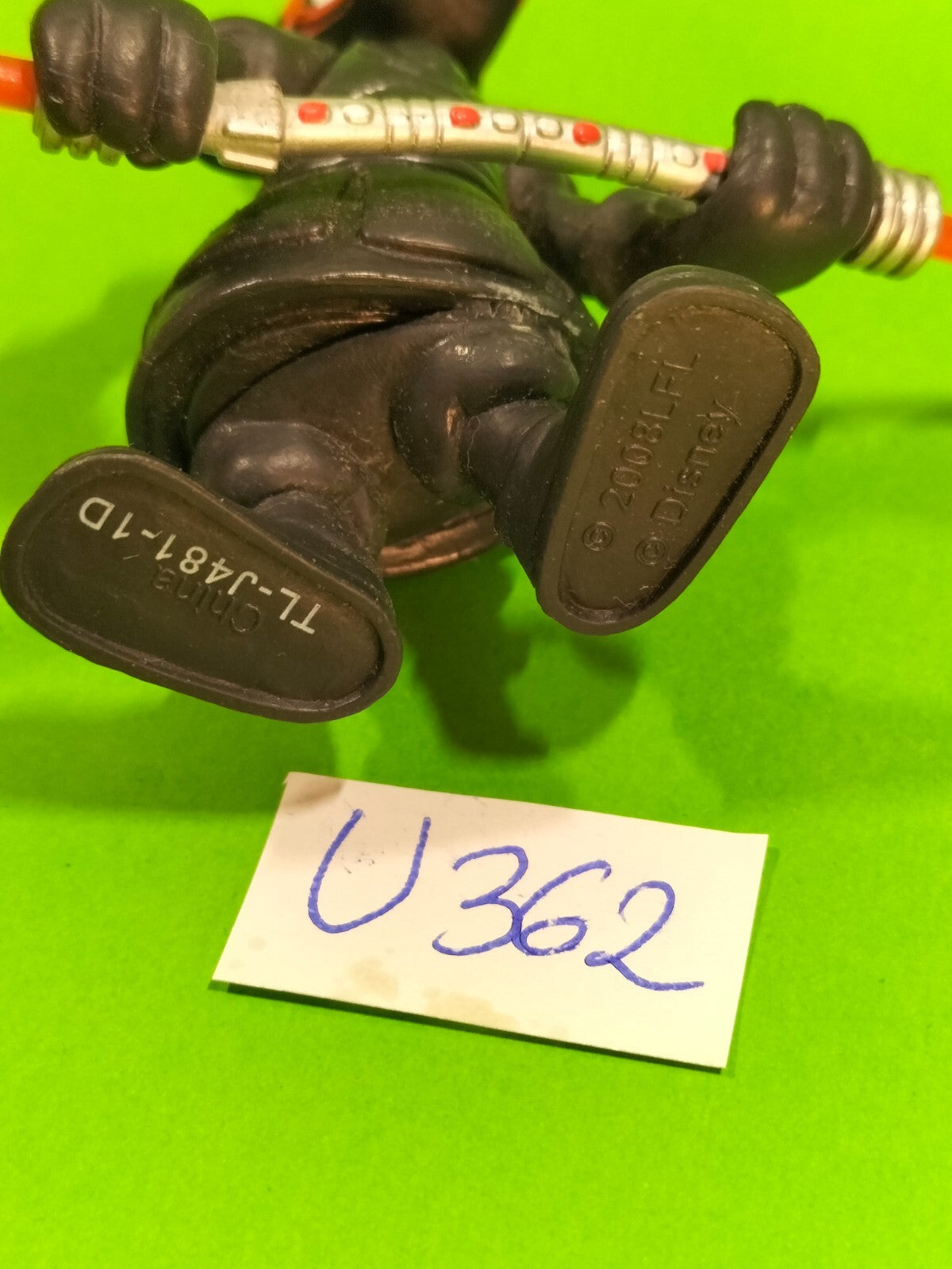 Figurine U362: Duck Donald duck Darth Maul Star Wars 6cm Disney 2008 LFL