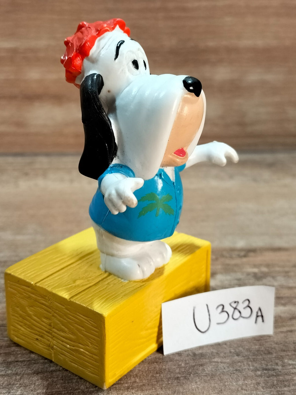 Figurine U383A: Droopy dog ​​hawaii shirt 9cm 1989 Turner Ent.