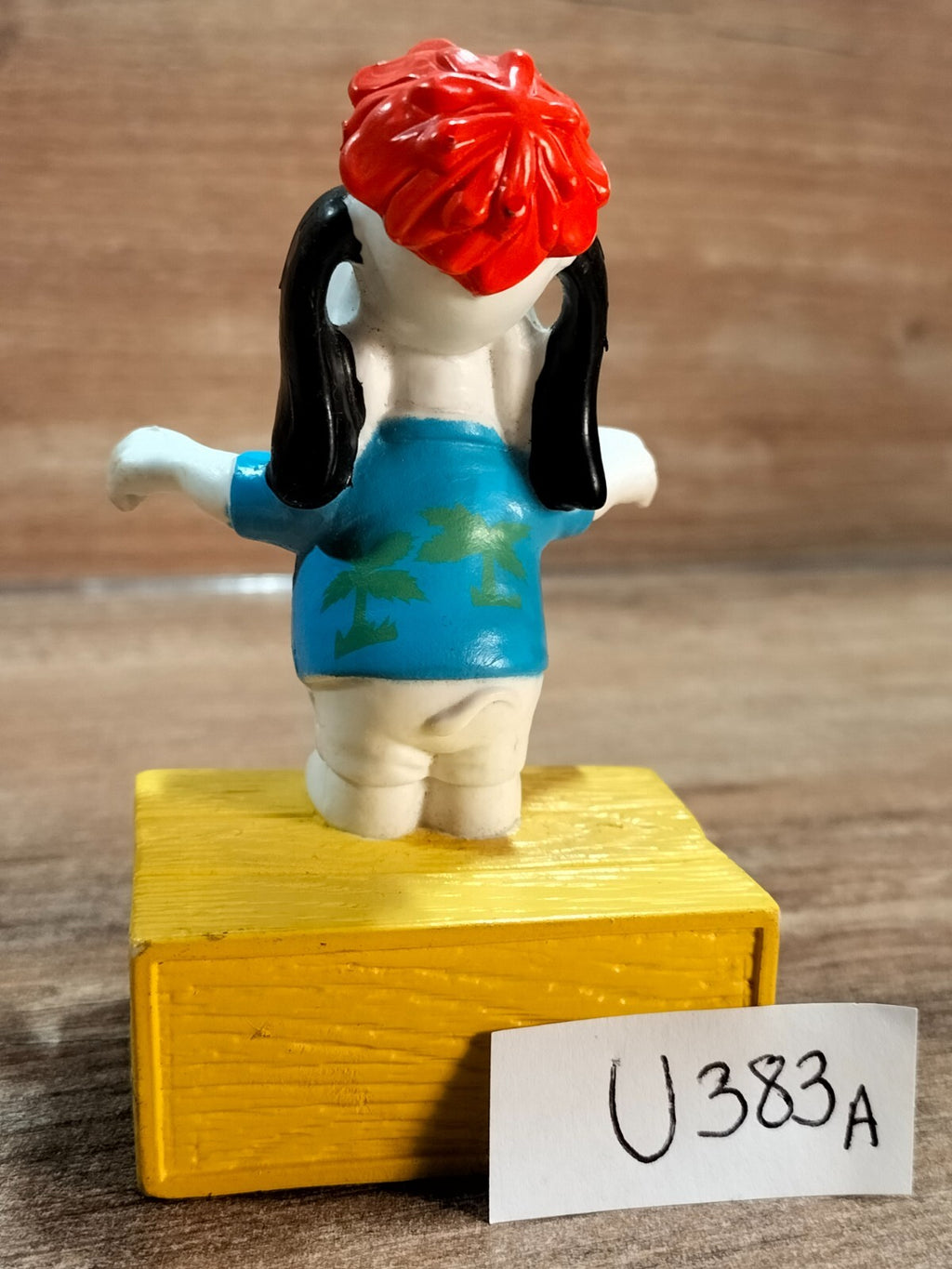 Figurine U383A: Droopy dog ​​hawaii shirt 9cm 1989 Turner Ent.