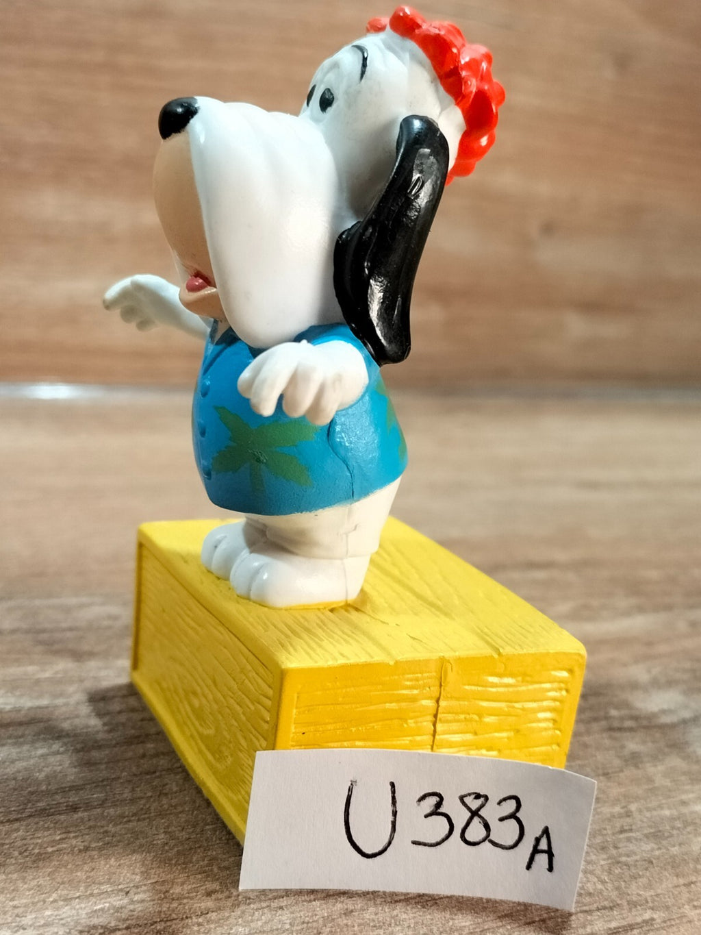 Figurine U383A: Droopy dog ​​hawaii shirt 9cm 1989 Turner Ent.