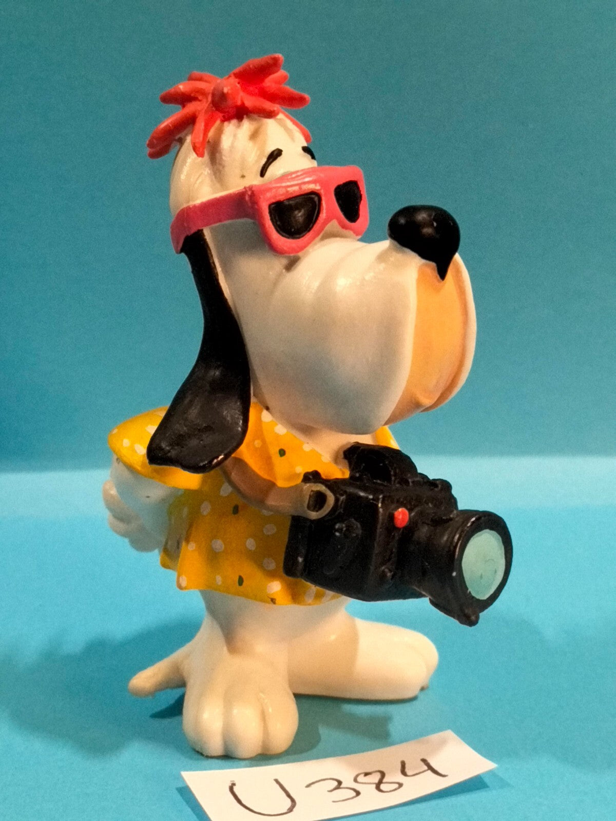 Figurine U384: Droopy Dog Tourist Photographer 6.5cm MDtoys 1997 camera