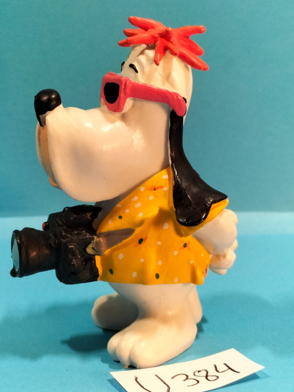 Figurine U384: Droopy Dog Tourist Photographer 6.5cm MDtoys 1997 camera