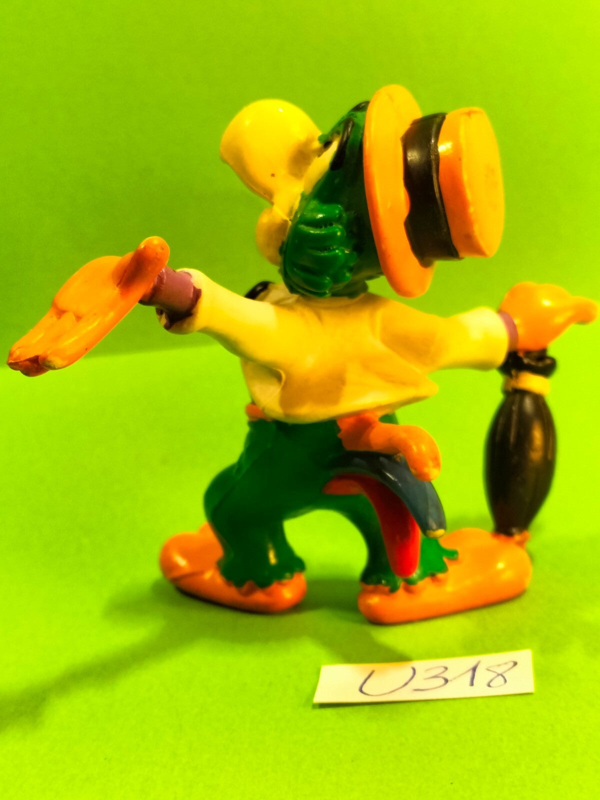 Figurine U318: Jose Carioca Parrot, 3 Caballeros Disney, 7cm, Comics Spain 1986
