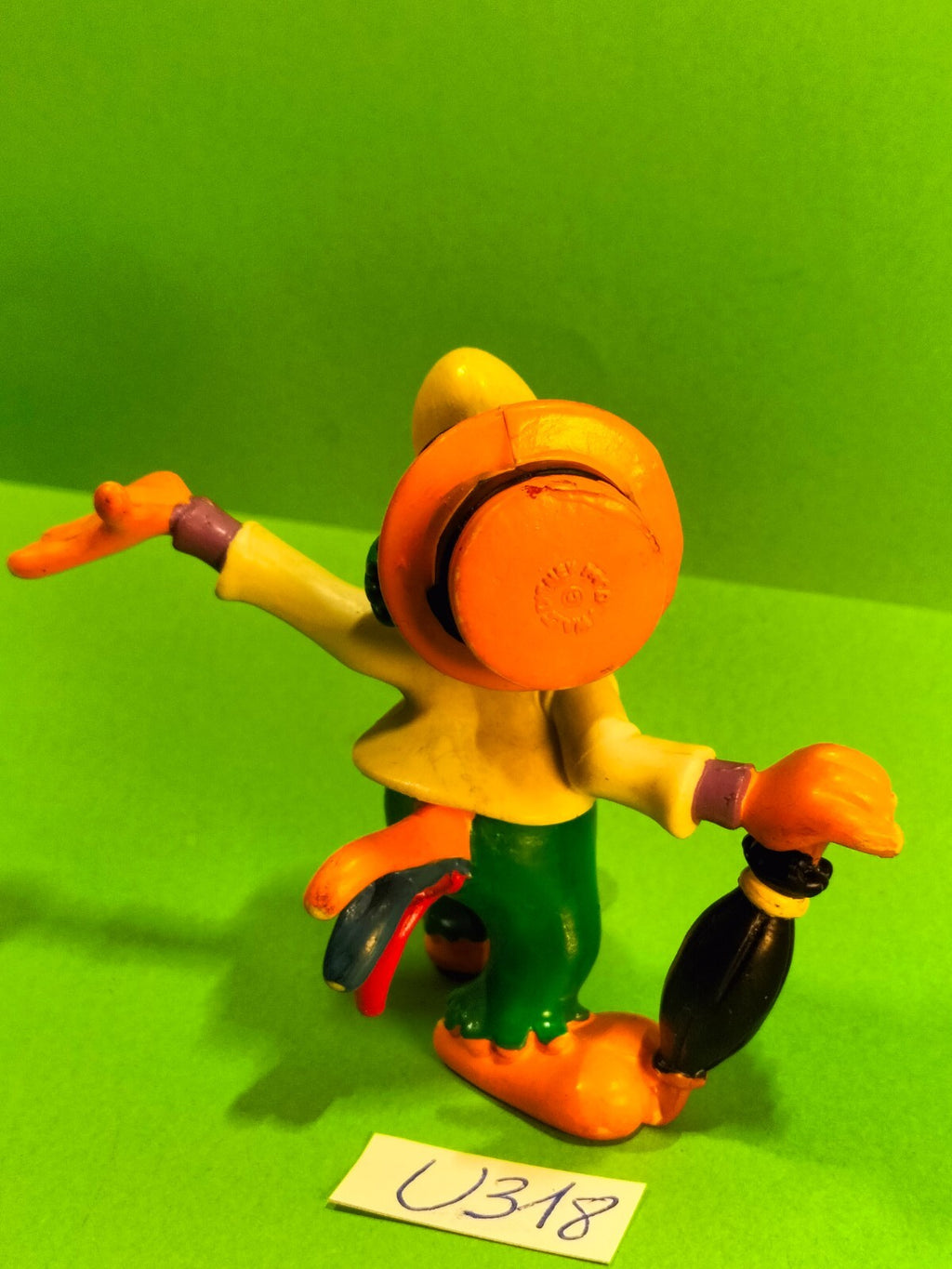 Figurine U318: Jose Carioca Parrot, 3 Caballeros Disney, 7cm, Comics Spain 1986