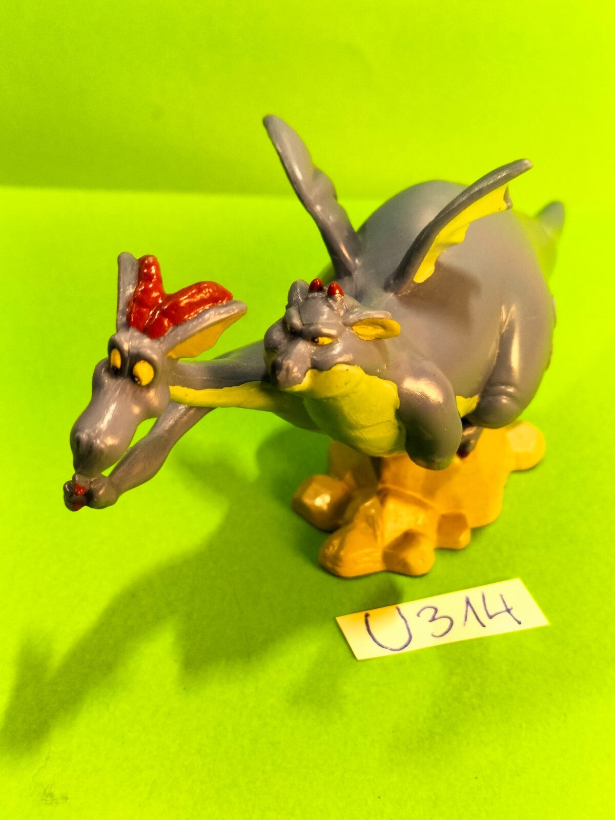 Figurine U314: Devon &amp; Cornwall 2-head dragon, Quest for Camelot, Animaniacs