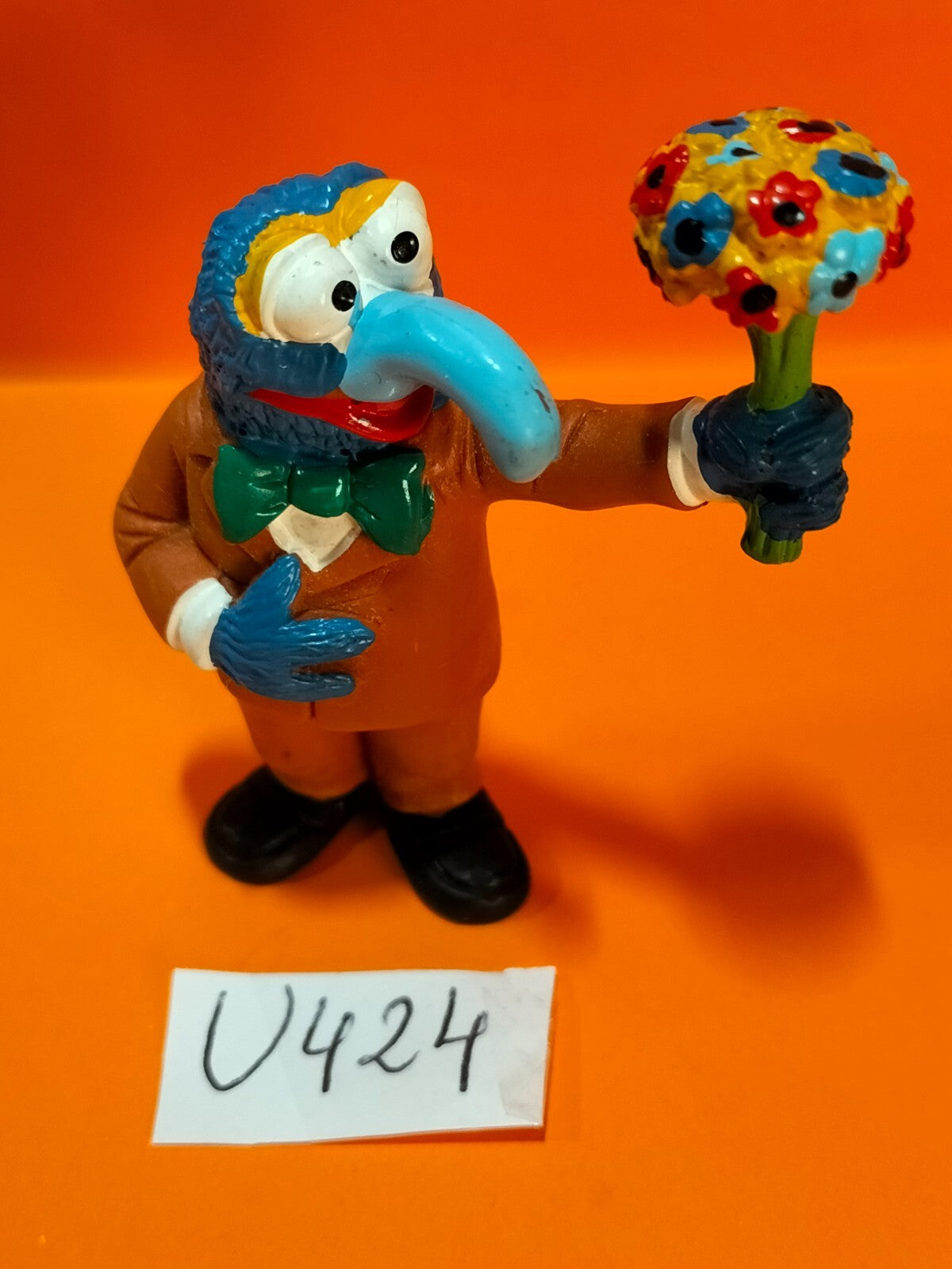 Figurine MUPPET SHOW U424: GONZO flowers flowers Comics Spain 1986 Henson rare