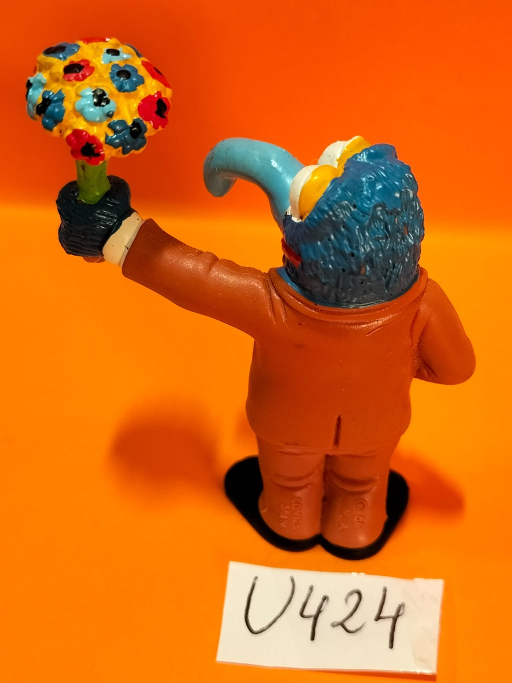 Figurine MUPPET SHOW U424: GONZO flowers flowers Comics Spain 1986 Henson rare