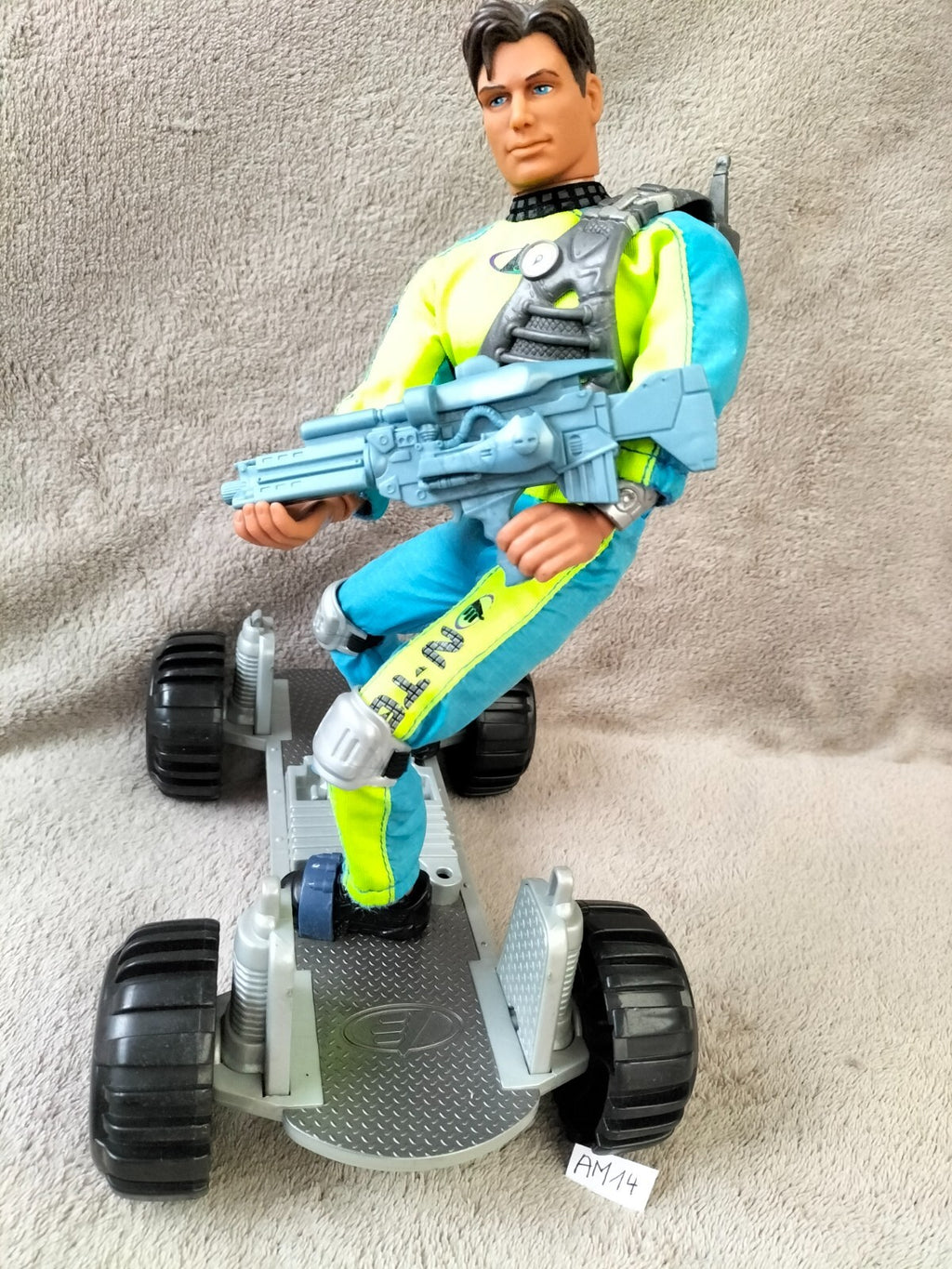 Action-Man AM14: Max Steel Tornado Chaser N-Tek skateboard Mattel 1998