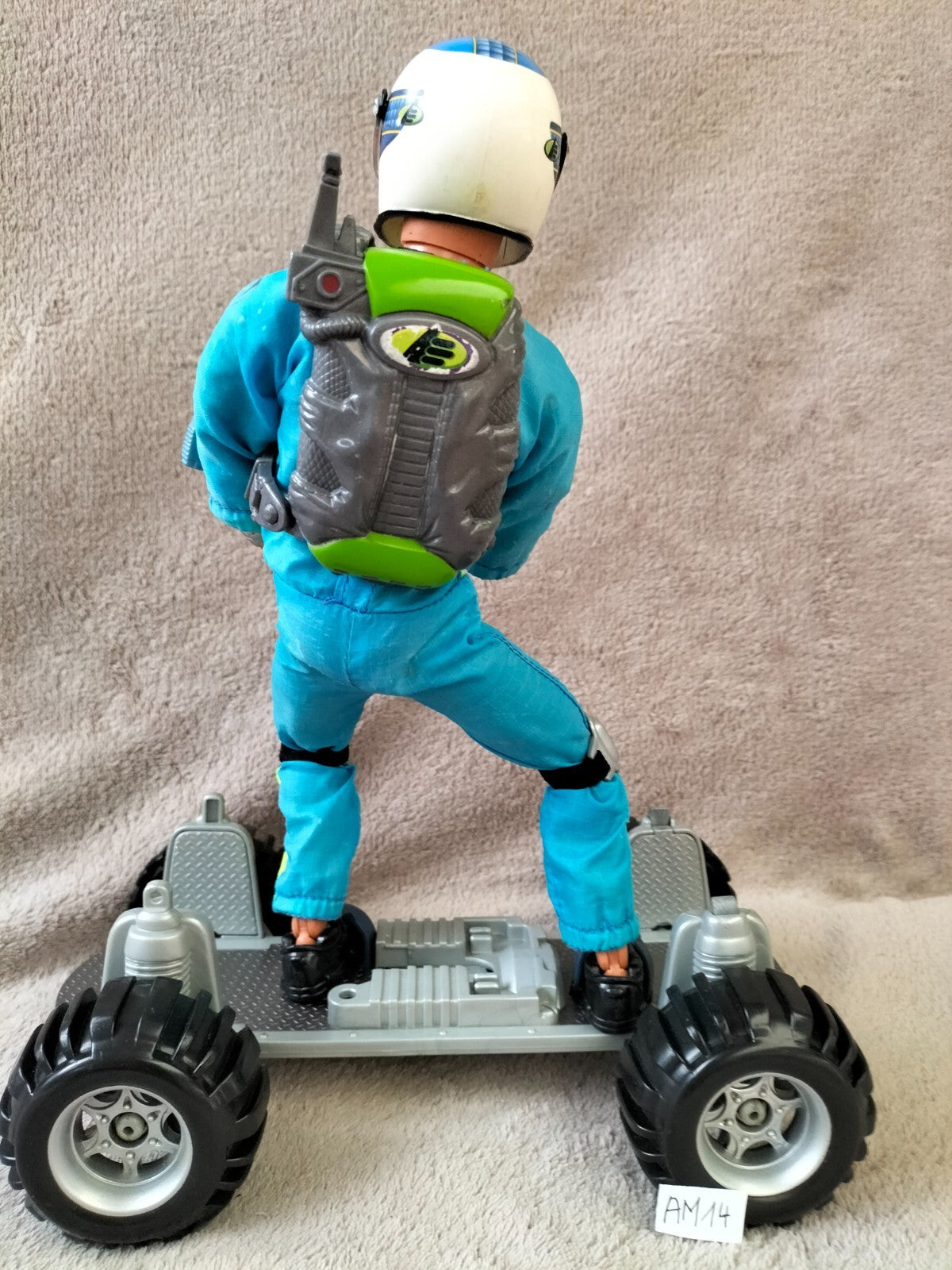 Action-Man AM14: Max Steel Tornado Chaser N-Tek skateboard Mattel 1998
