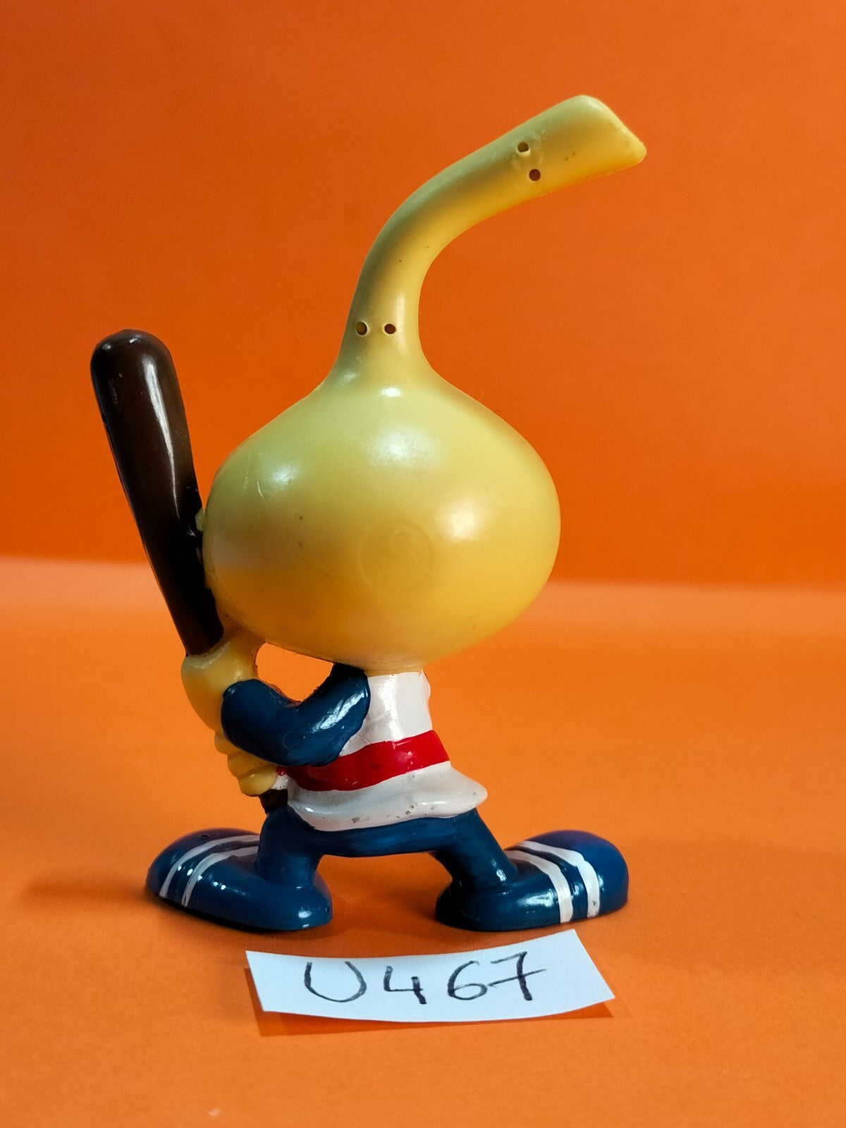 Figurine U467: Snorky Astral Baseball 8 cm Schleich Hong Kong 1983 Snorkels