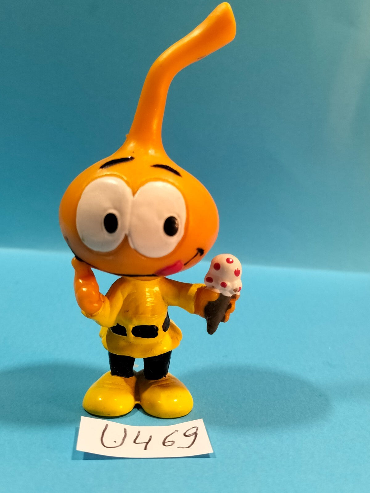 Figure U469: Snorky Dimmy Ice 8cm Schleich Hong Kong 1984 Snorkels ice-cream
