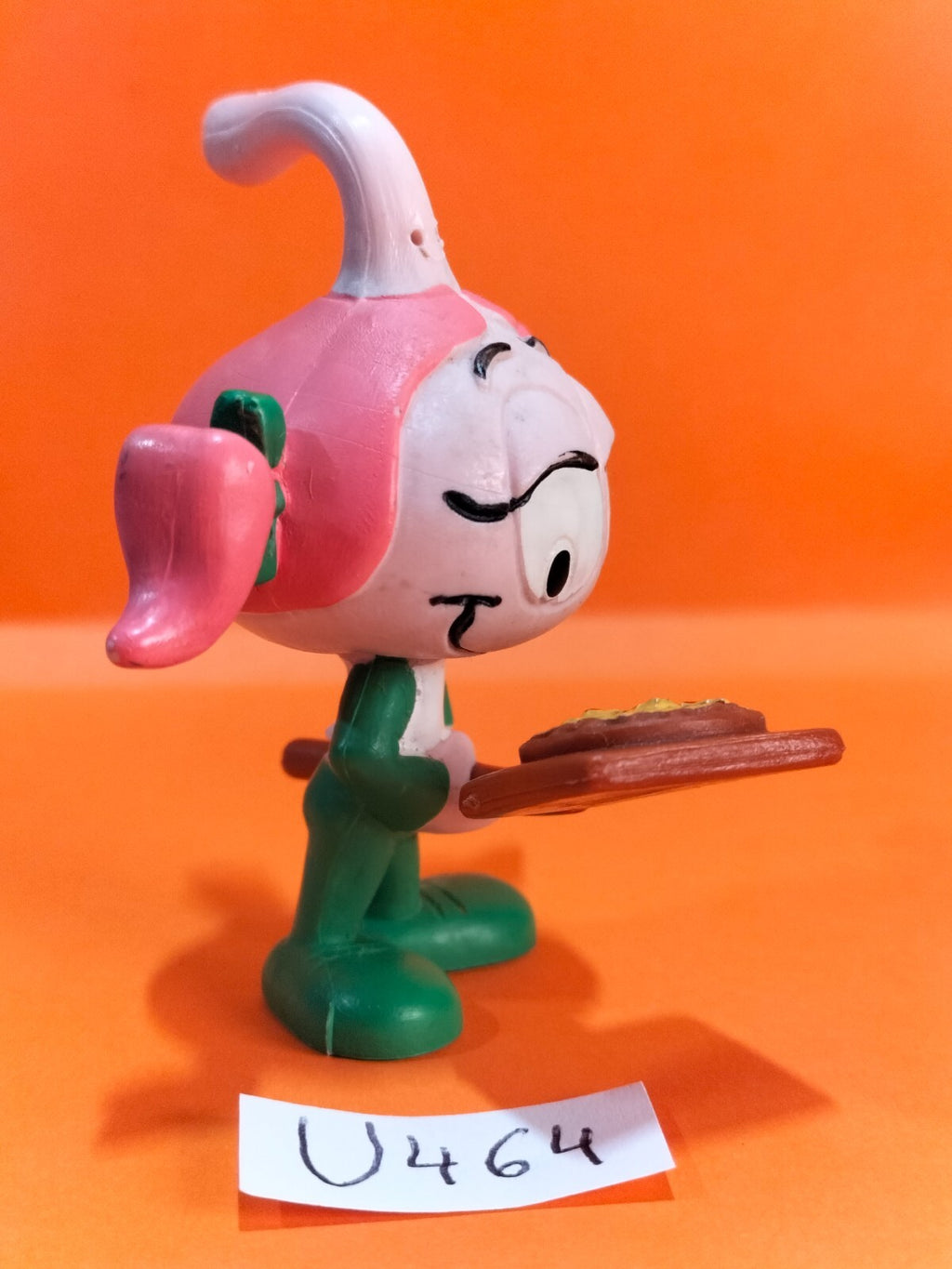 Figurine U464: Snorky Casey Pizza 8 cm Schleich W.Germany 1984 Snorkels