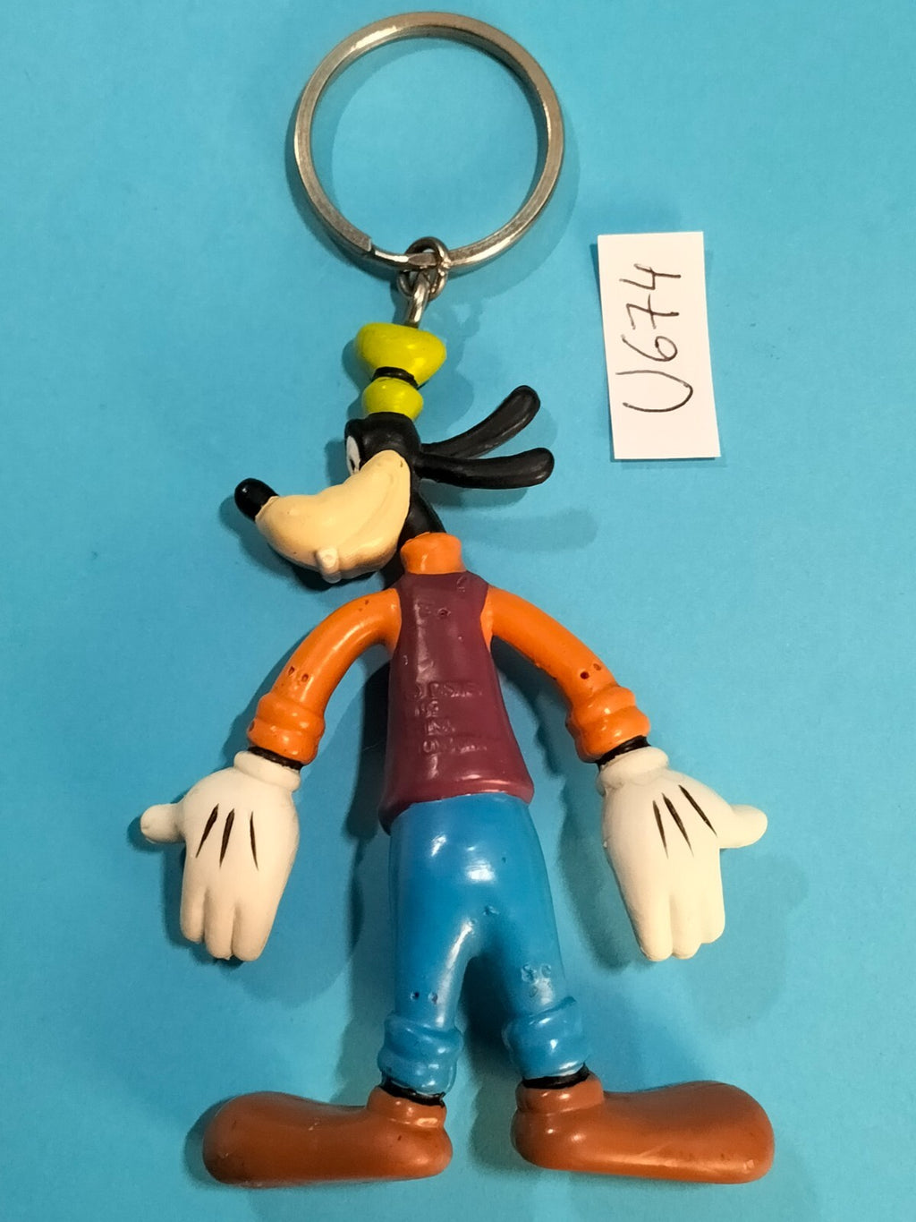Figurine U674: Goofy Flexible Keychain 10cm Disney Bendable Goofy Keychain 1983