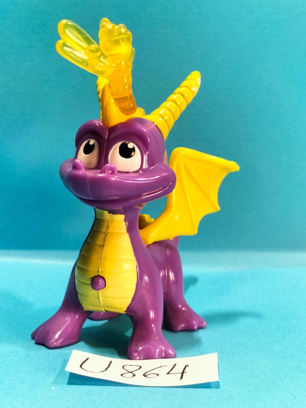 Figurine U864: Dragon Spyro 8cm Hardees 2001 vintage