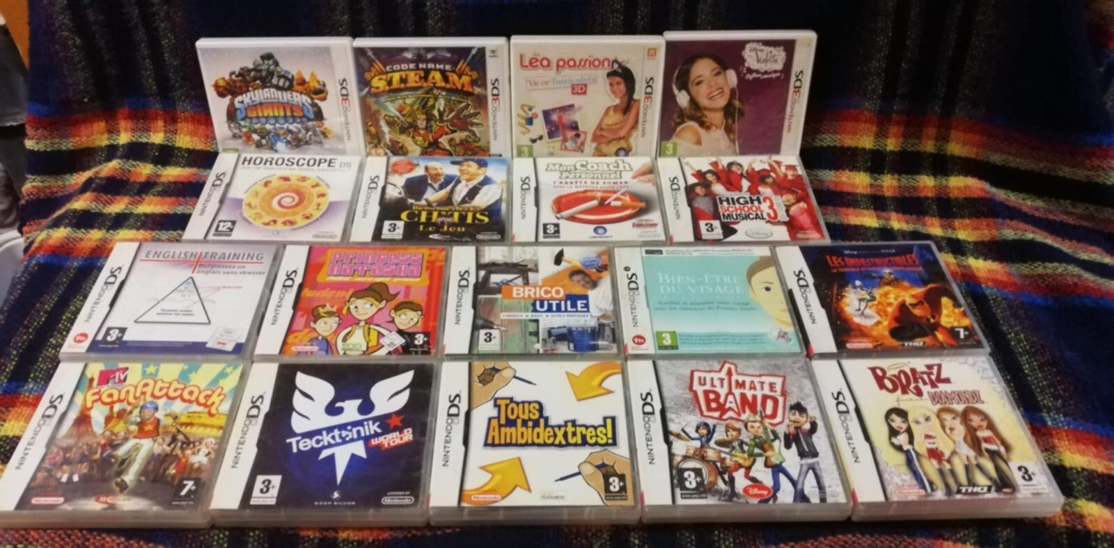 Lot of 18 Nintendo DS &amp; 3DS games - complete in box