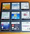 Lot of 9 Nintendo DS games, cartridges only - in French
