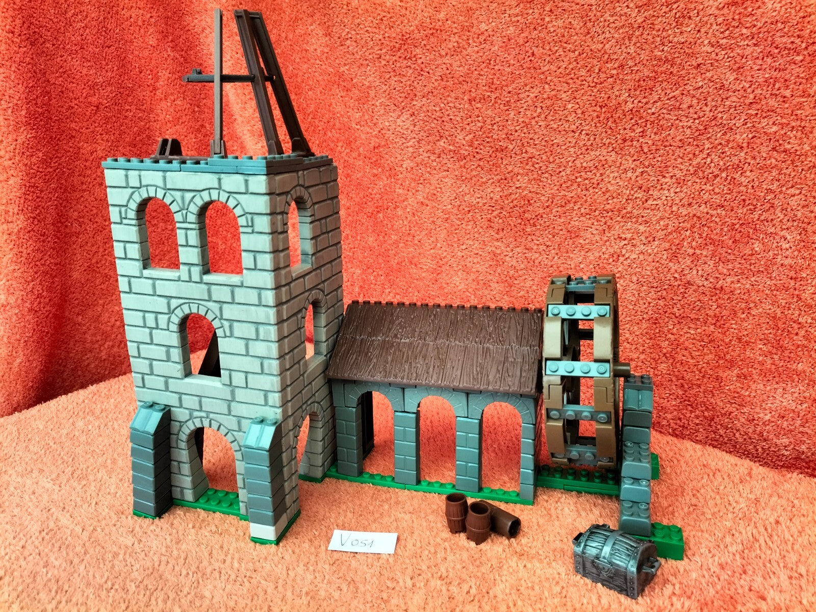 Lot V051: Mega Bloks Pirates of the Caribbean Water wheel duel 1027