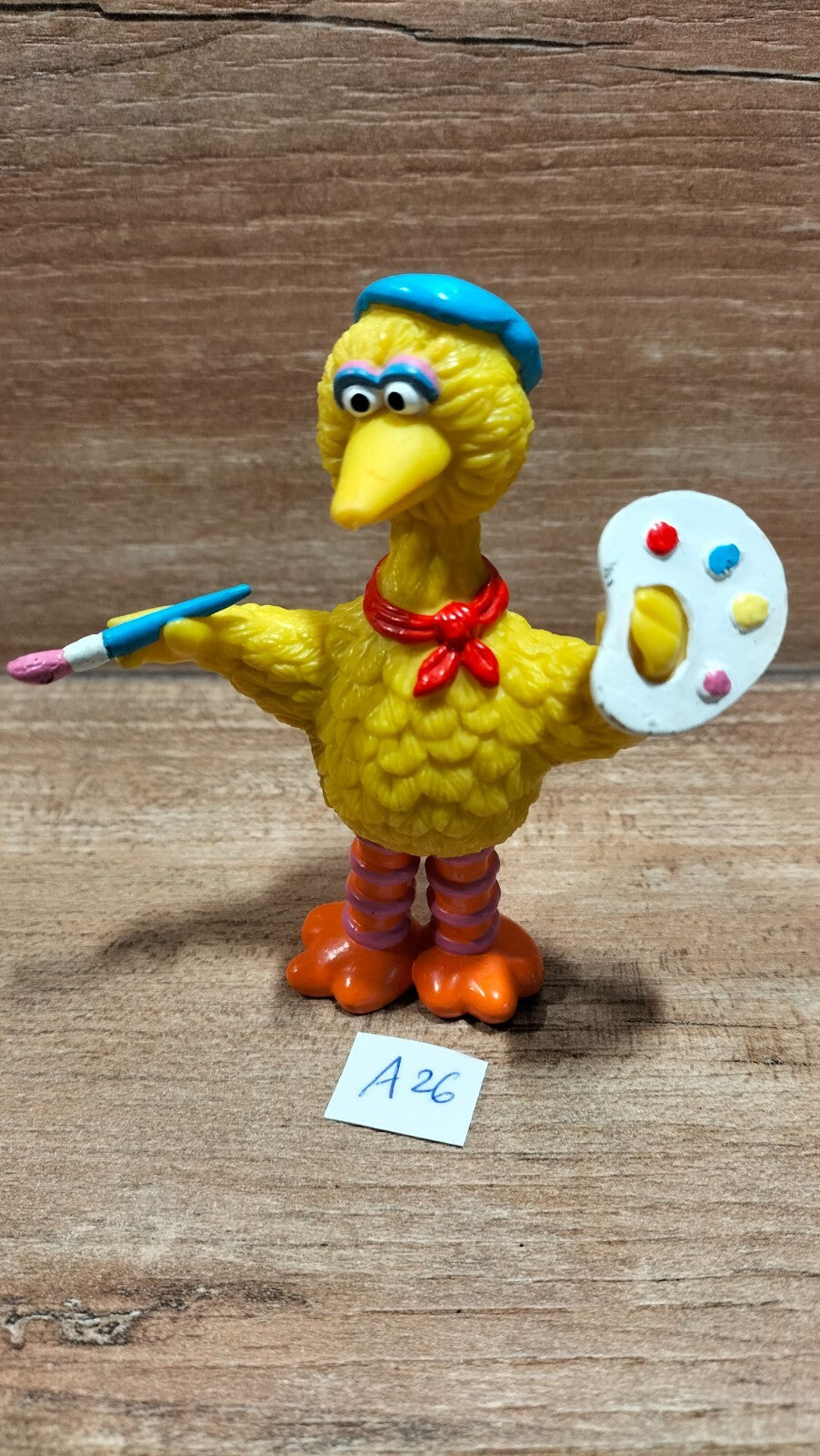 Figurine SESAME STREET A26: BIG BIRD painter - Applause Hong Kong - Henson