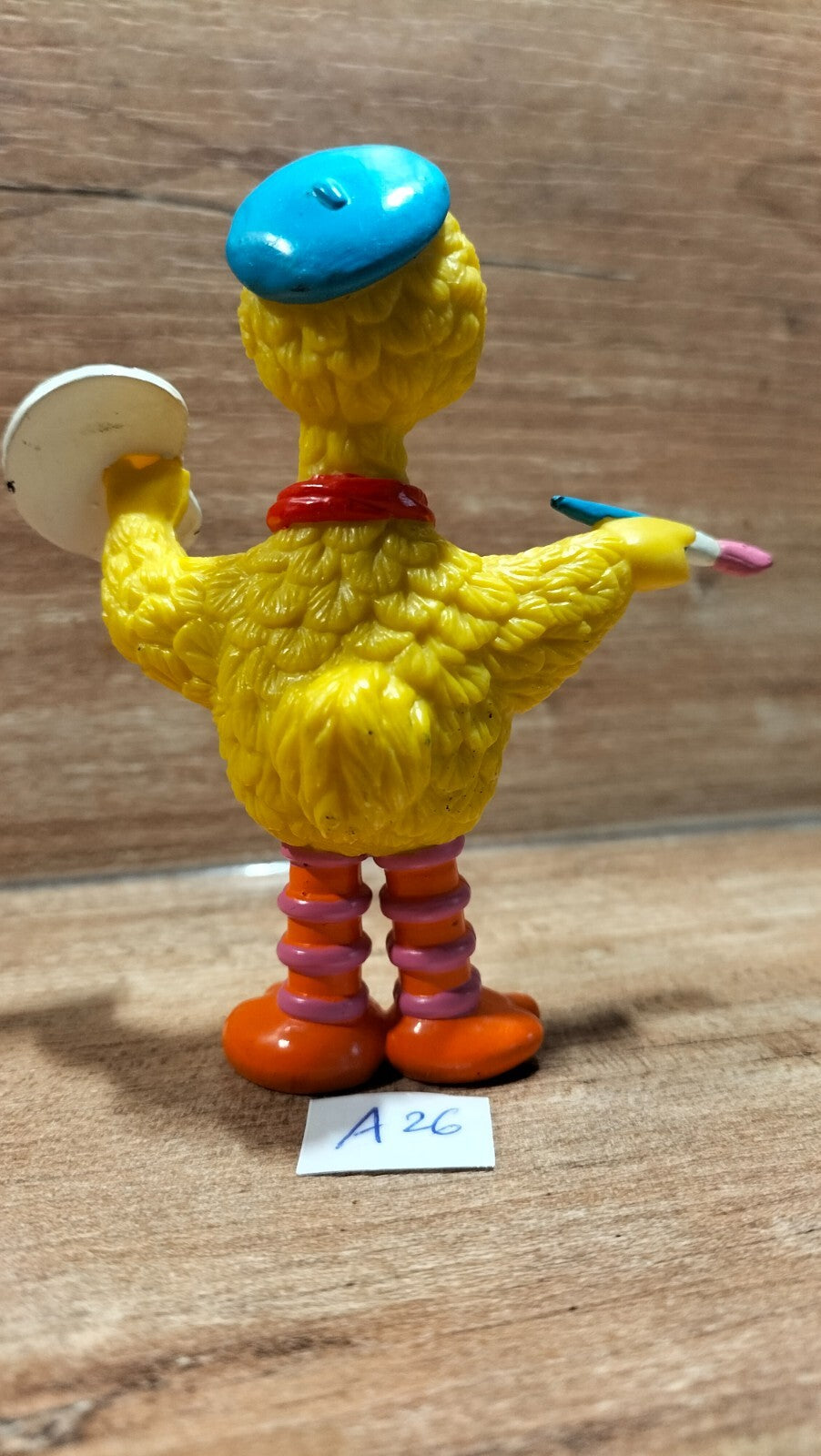 Figurine SESAME STREET A26: BIG BIRD painter - Applause Hong Kong - Henson