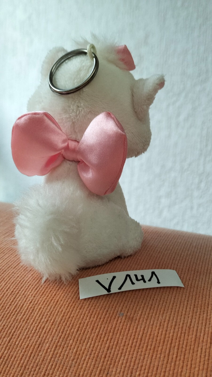 Plush toy #V141: Marie Aristocats keychain 7x10cm Disney keychain