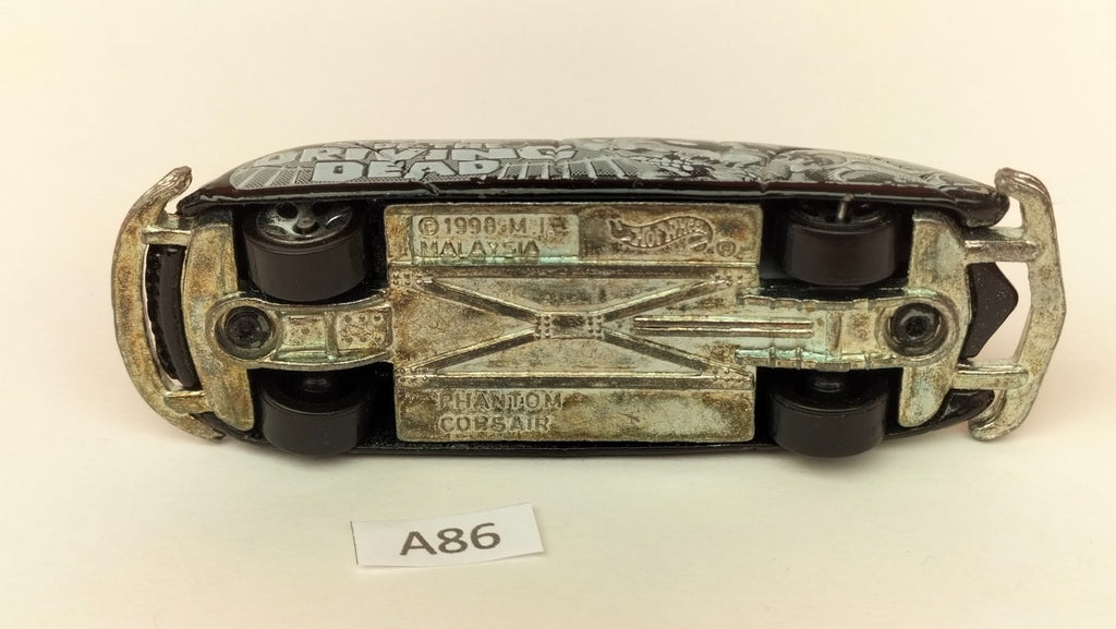 A86 Hot Wheels Phantom Corsair Ride of the driving dead car Rare