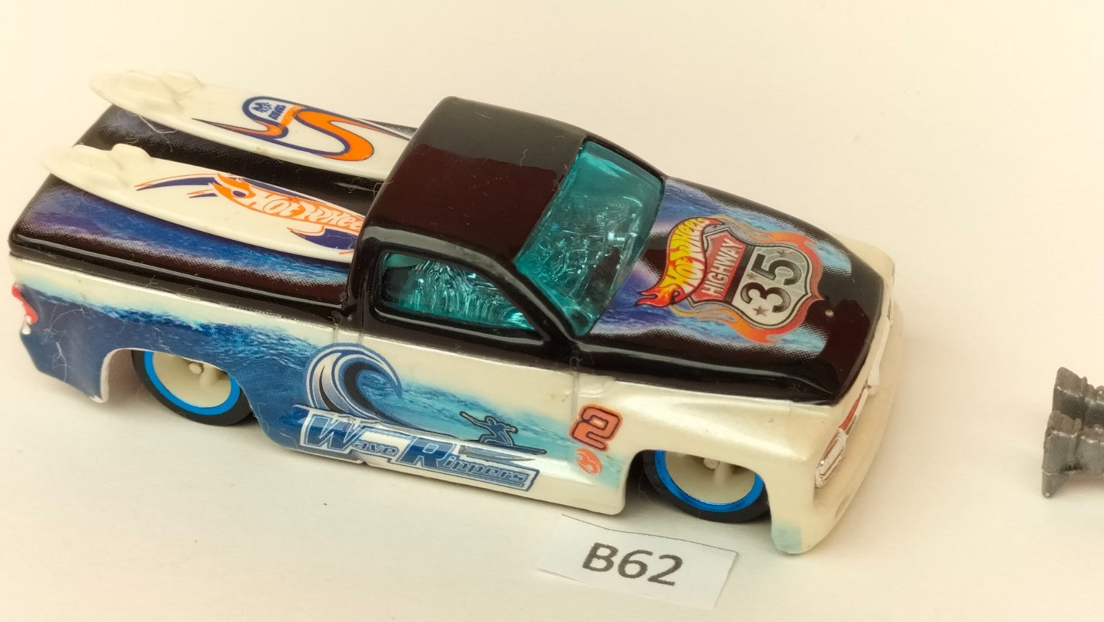 Car B62 Hot Wheels Switchback surf Wave ripper truck Highway 35 rare