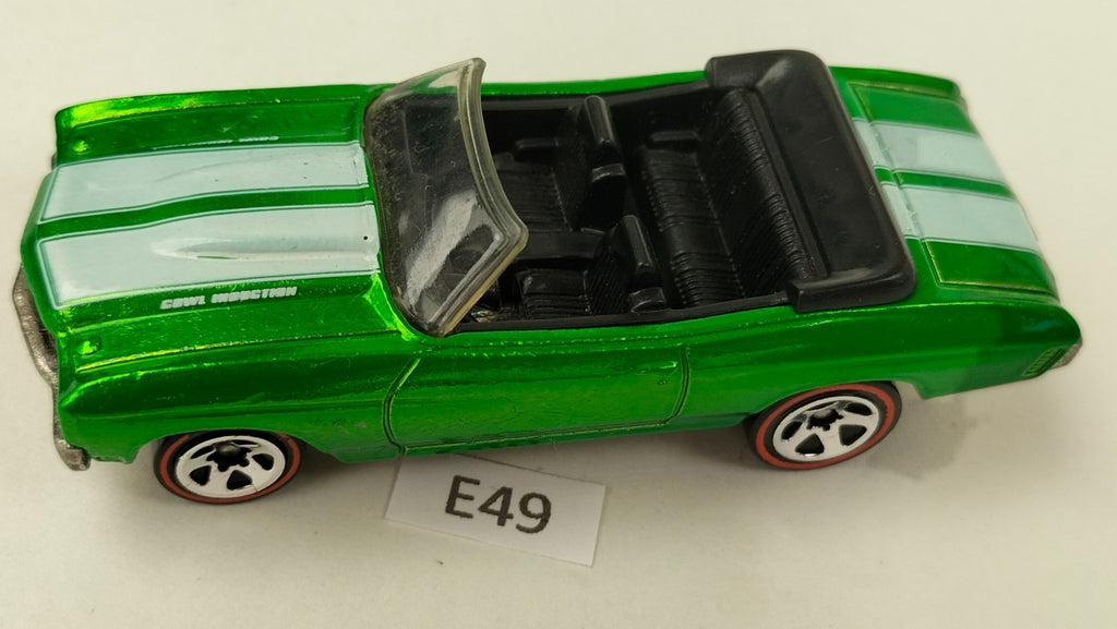 Rare Hot Wheels '70 E49 Chevelle SS Convertible Redline Series Car