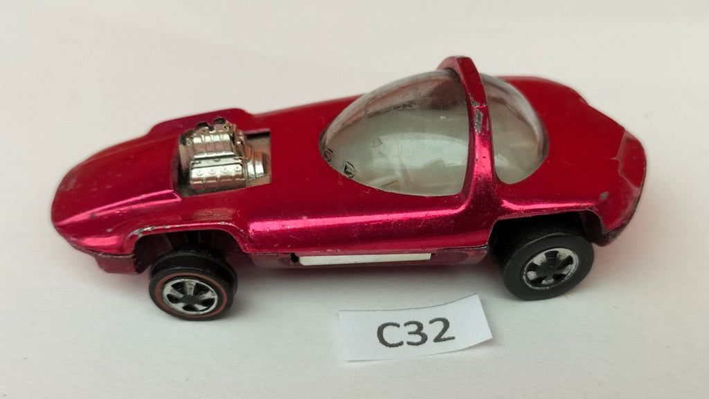 Voiture C32 Hot Wheels Pink Silhouette Vintage Red line Rare