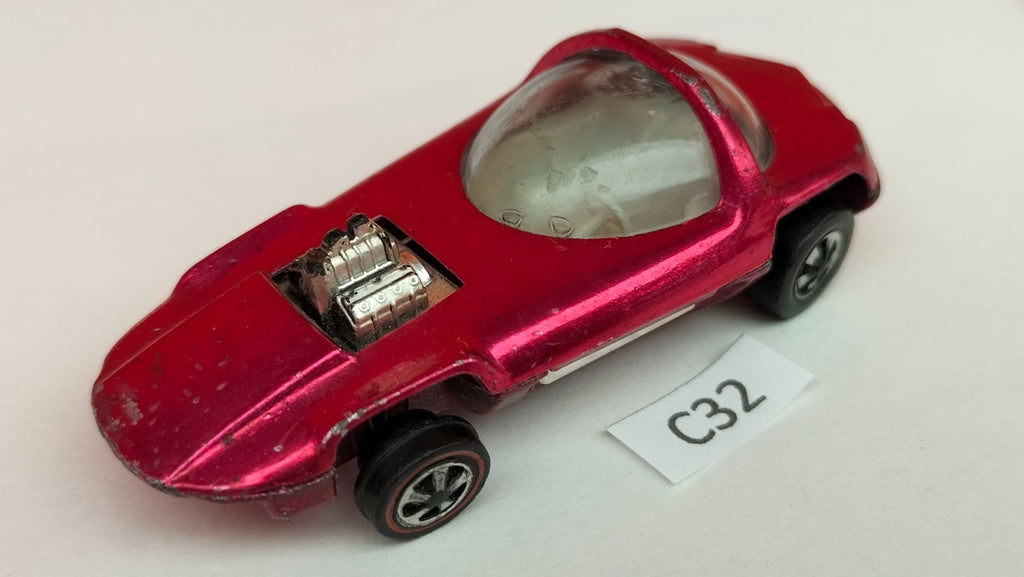 Voiture C32 Hot Wheels Pink Silhouette Vintage Red line Rare