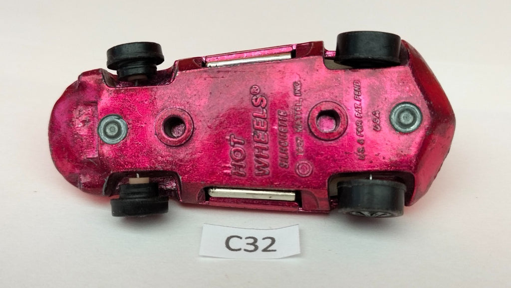 Voiture C32 Hot Wheels Pink Silhouette Vintage Red line Rare