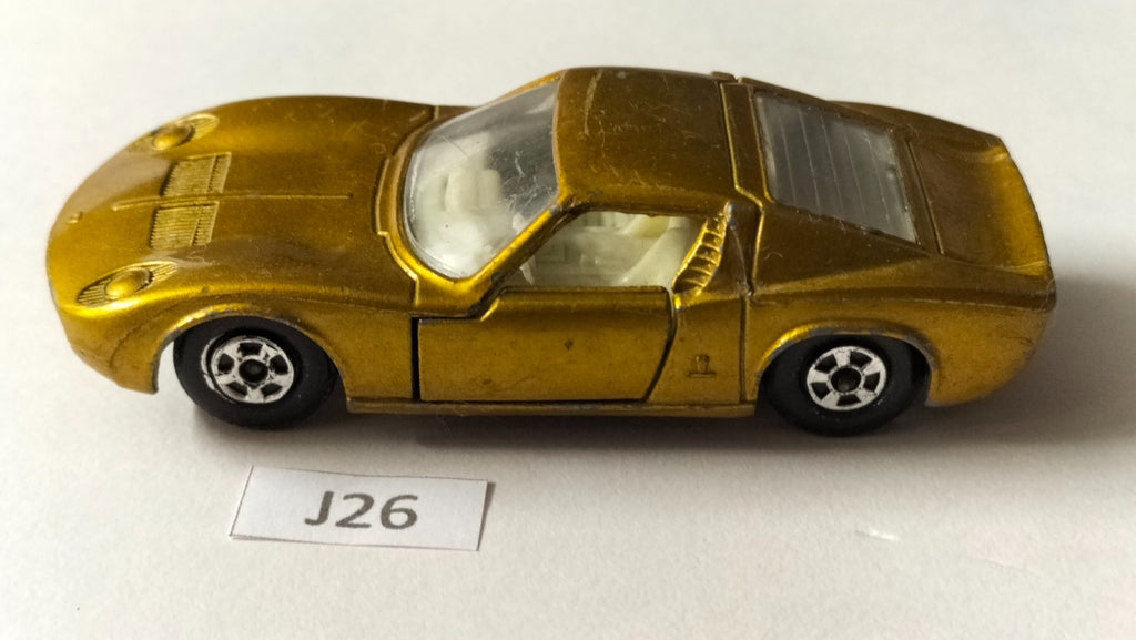 Matchbox Lesney Superfast J26 Car #33 Lamborghini Miura - 1969