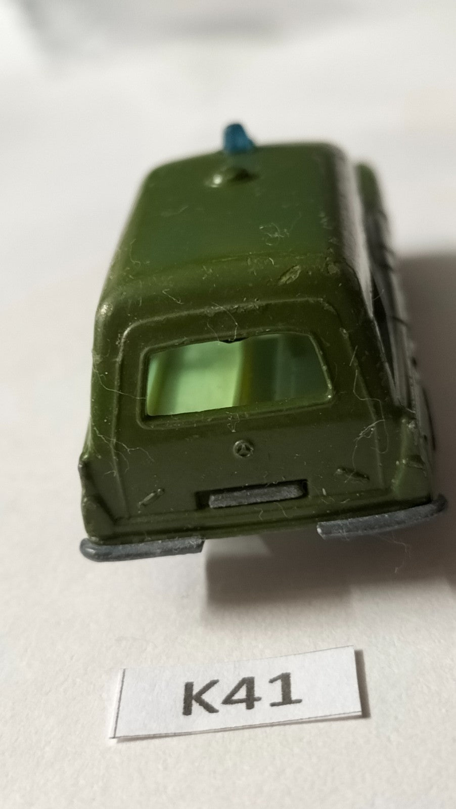 K41 Matchbox Lesney Superfast Mercedes Benz Military Ambulance Binz