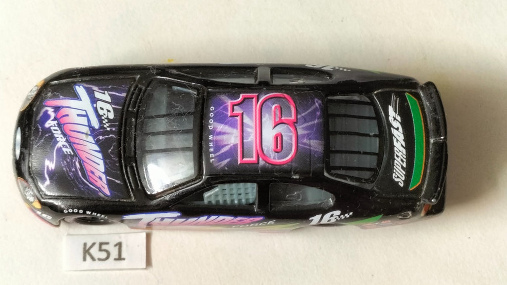 K51 Hot Wheels Nascar Racer Thunder Force rare car