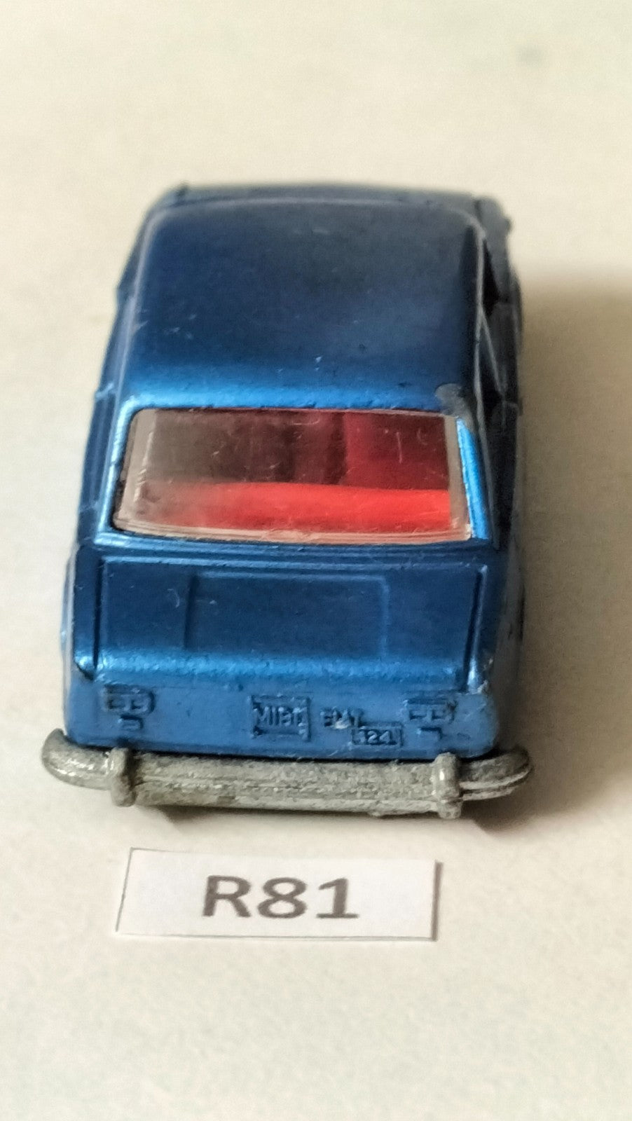 Rare R81 Politoys/Polistil/Penny Fiat 124 Car